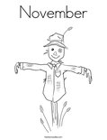 November Coloring Page
