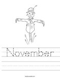November Worksheet
