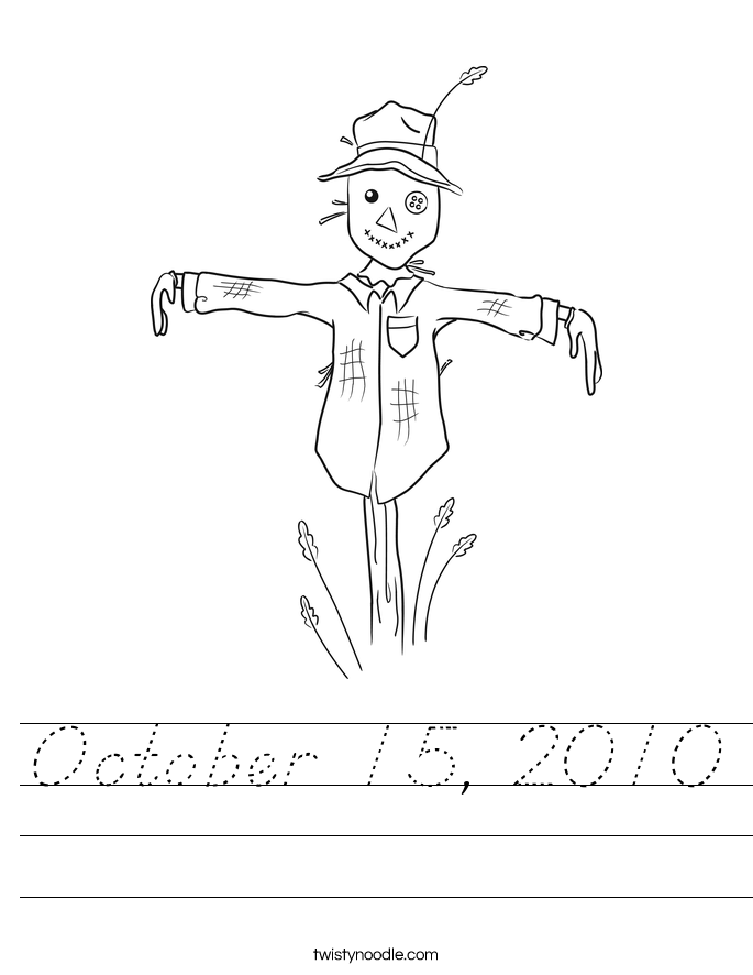 October 15, 2010 Worksheet