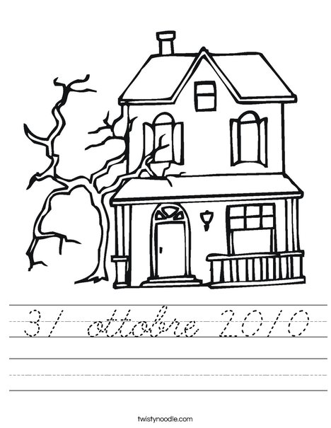 Haunted Castle Worksheet