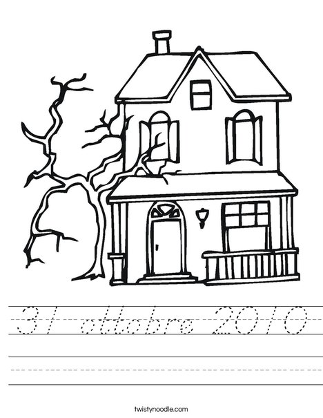 Haunted Castle Worksheet