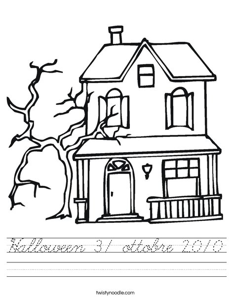 Haunted Castle Worksheet