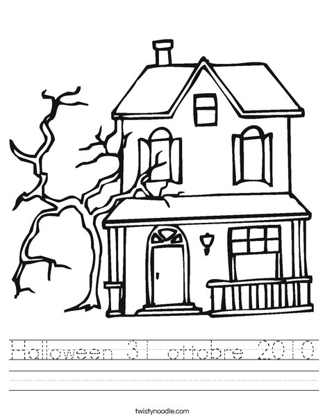 Haunted Castle Worksheet