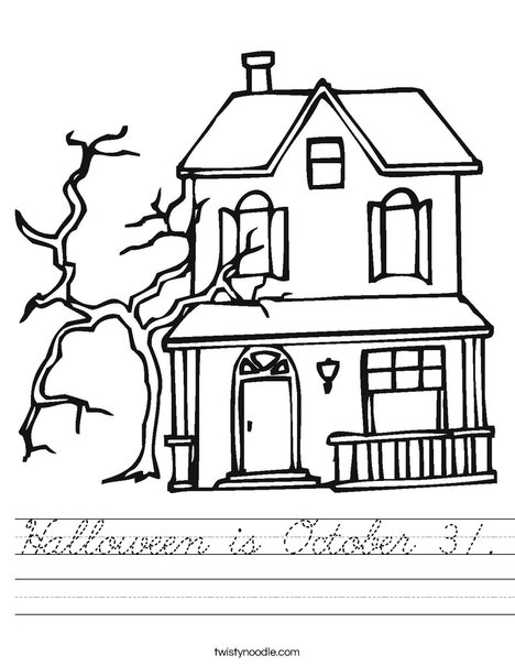 Haunted Castle Worksheet