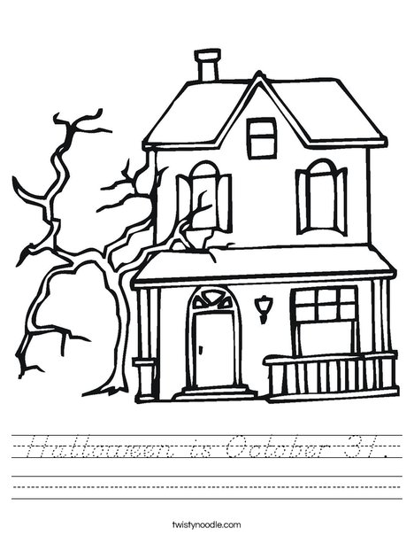 Haunted Castle Worksheet