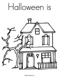 Halloween is Coloring Page