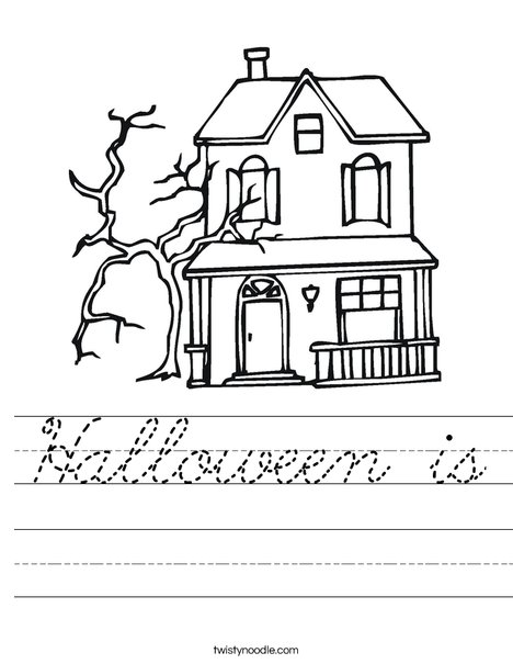 Haunted Castle Worksheet