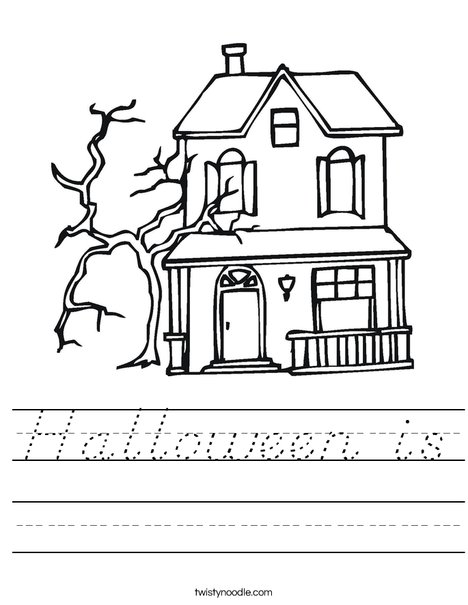 Haunted Castle Worksheet