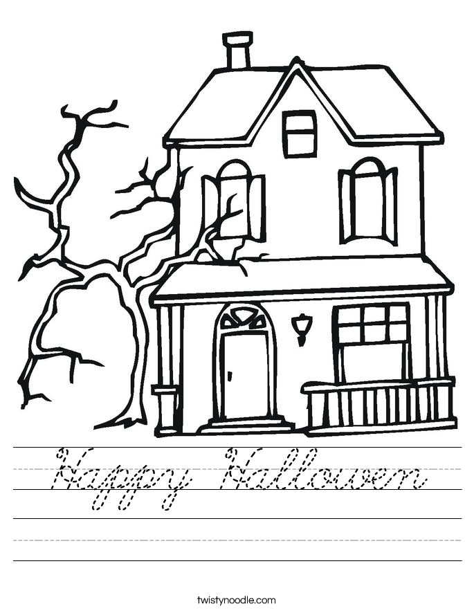  Happy Hallowen  Worksheet