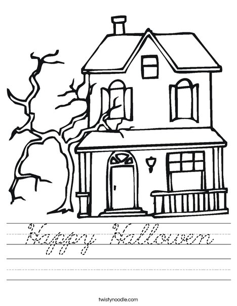Haunted Castle Worksheet