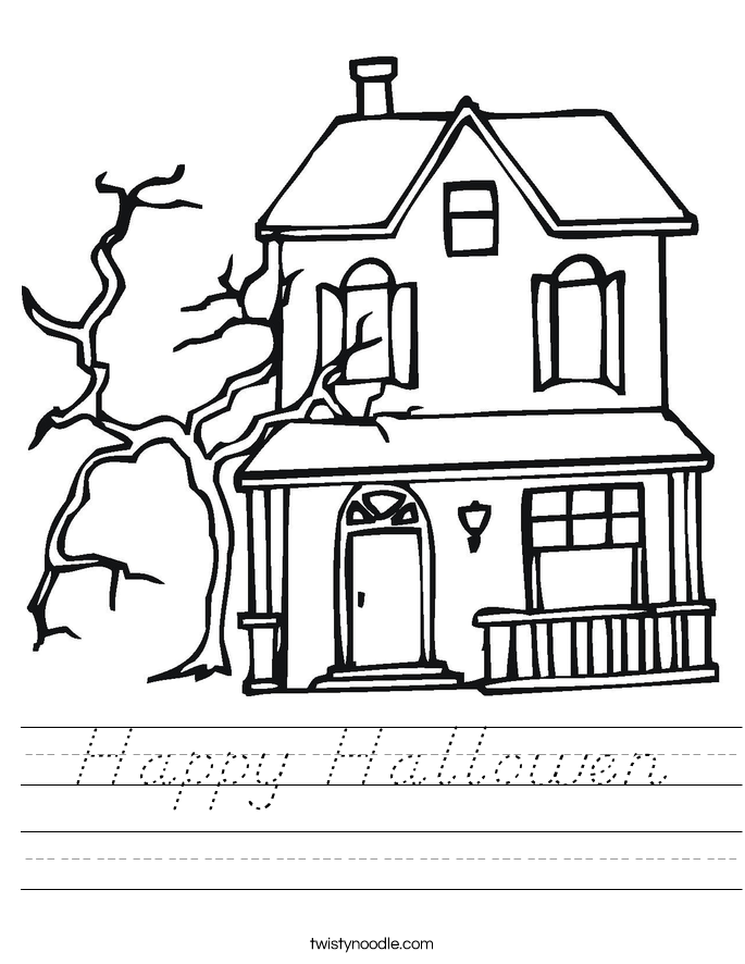  Happy Hallowen  Worksheet