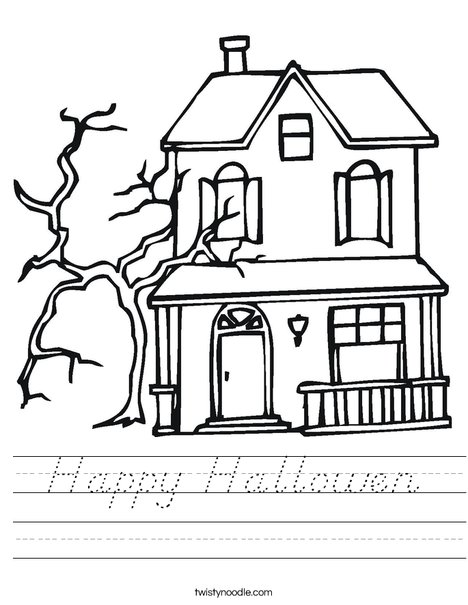 Haunted Castle Worksheet