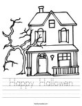  Happy Hallowen  Worksheet