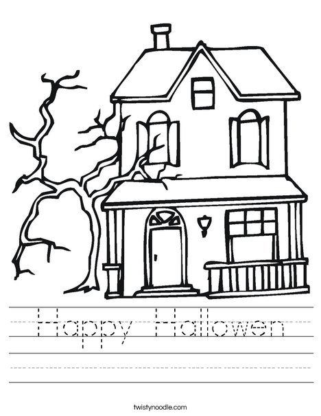 Haunted Castle Worksheet