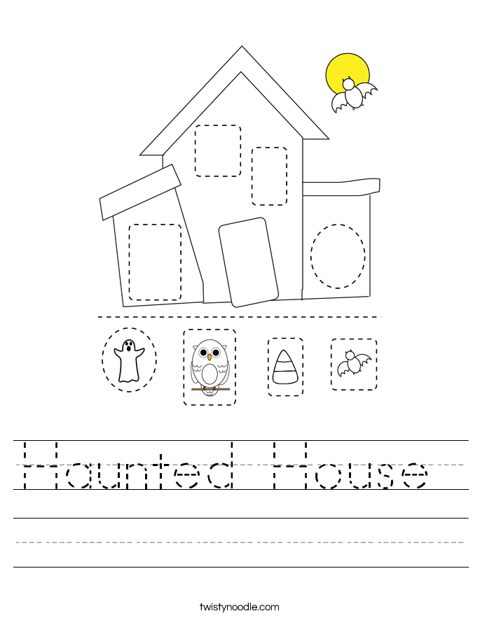 Haunted House  Worksheet