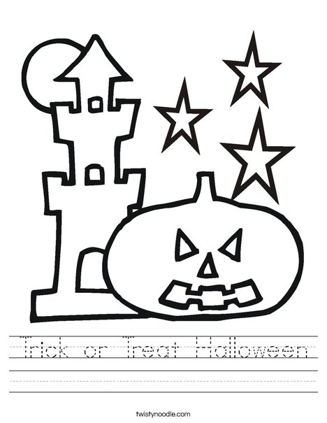 Haunted House Worksheet