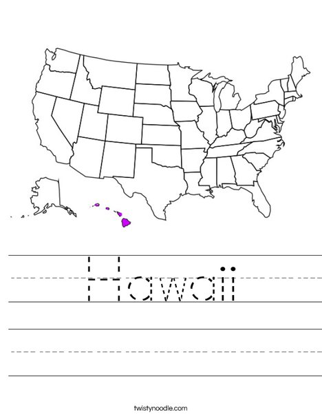 Hawaii Worksheet