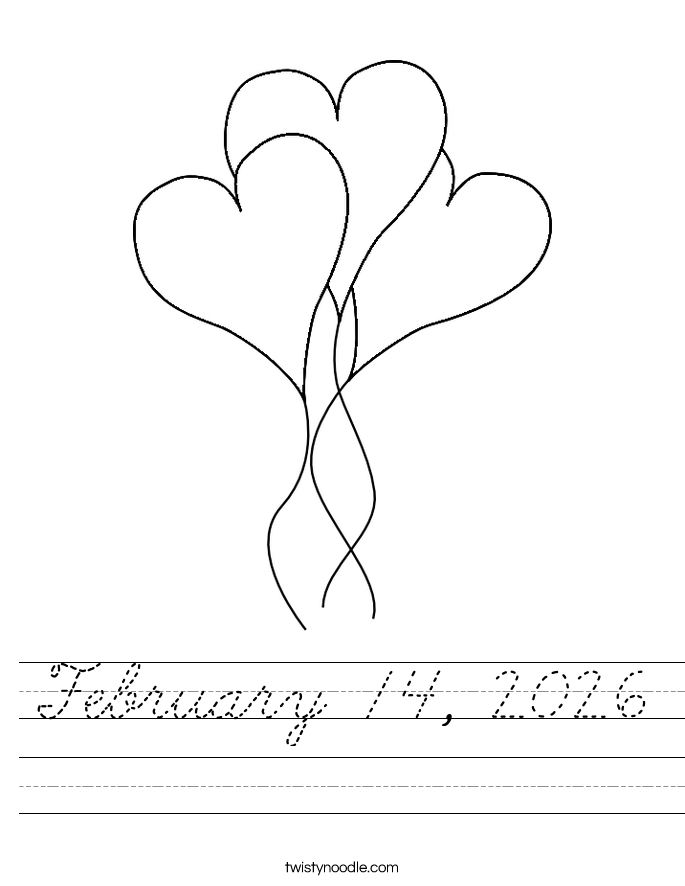 February 14, 2026 Worksheet