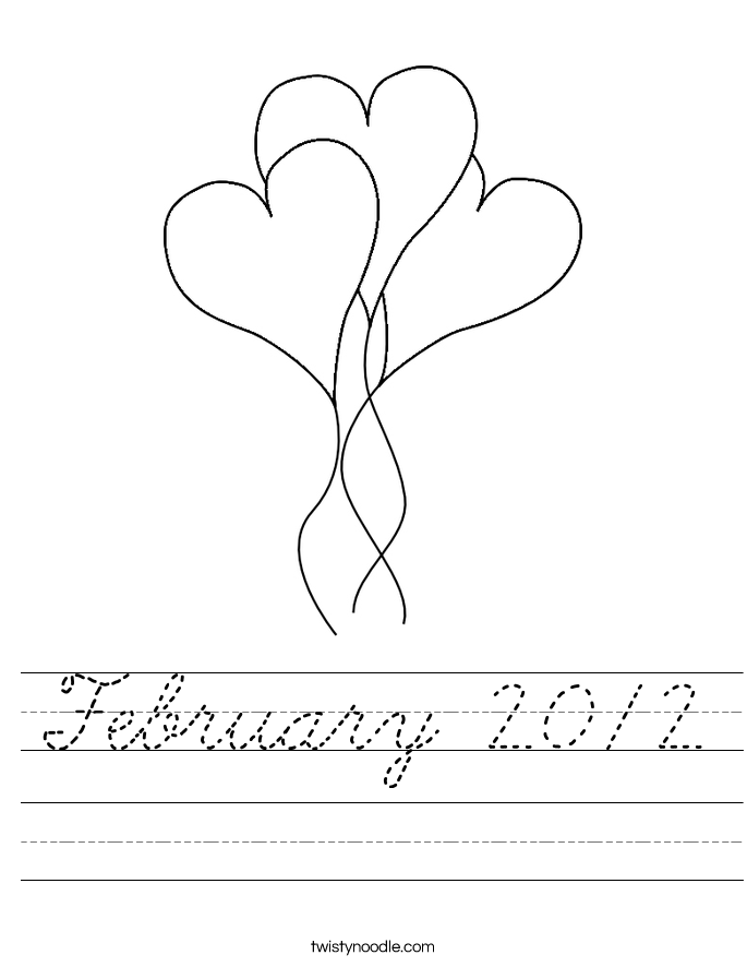 February 2012 Worksheet