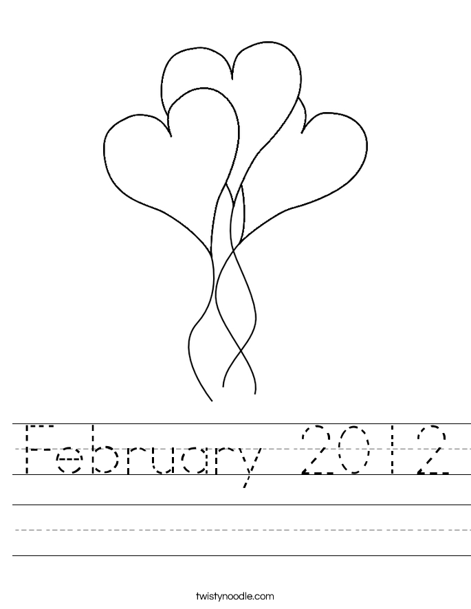 February 2012 Worksheet
