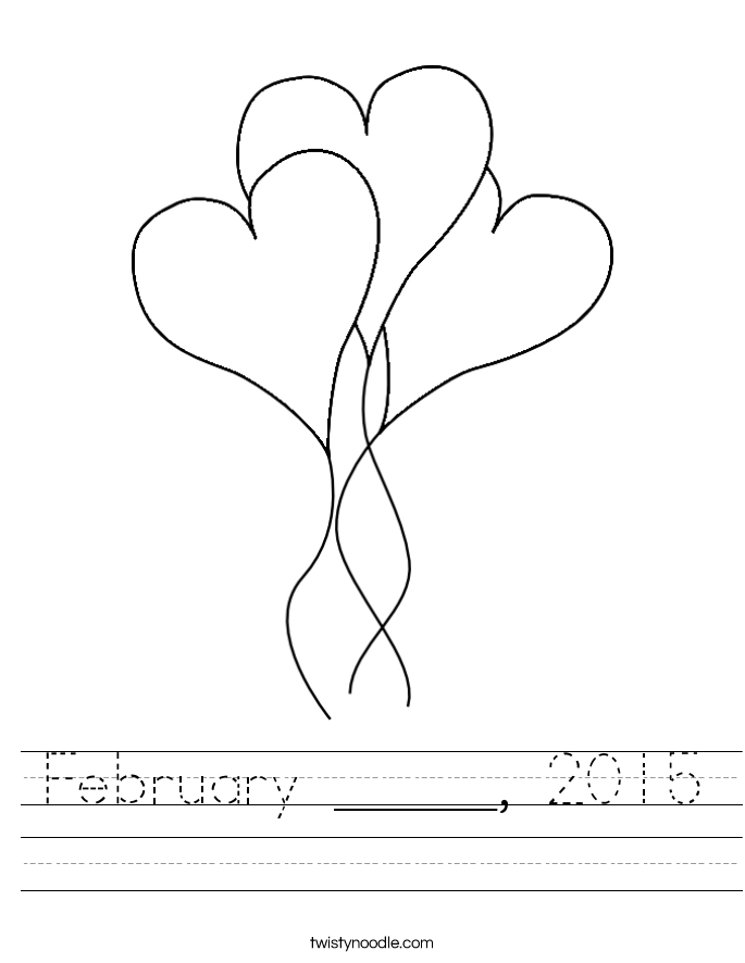 February _____, 2015 Worksheet