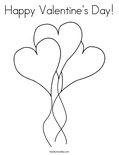 Happy Valentine's Day! Coloring Page