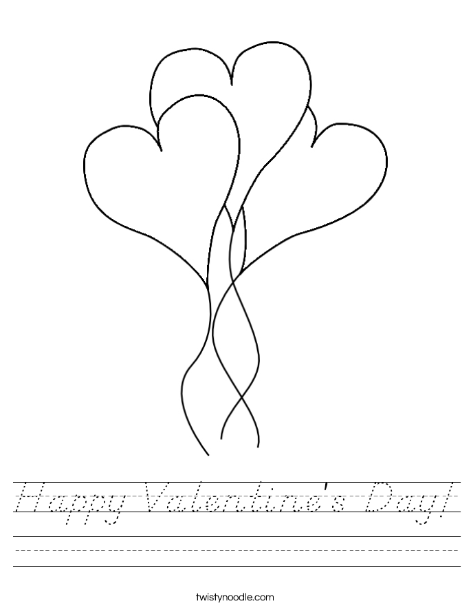 Happy Valentine's Day! Worksheet