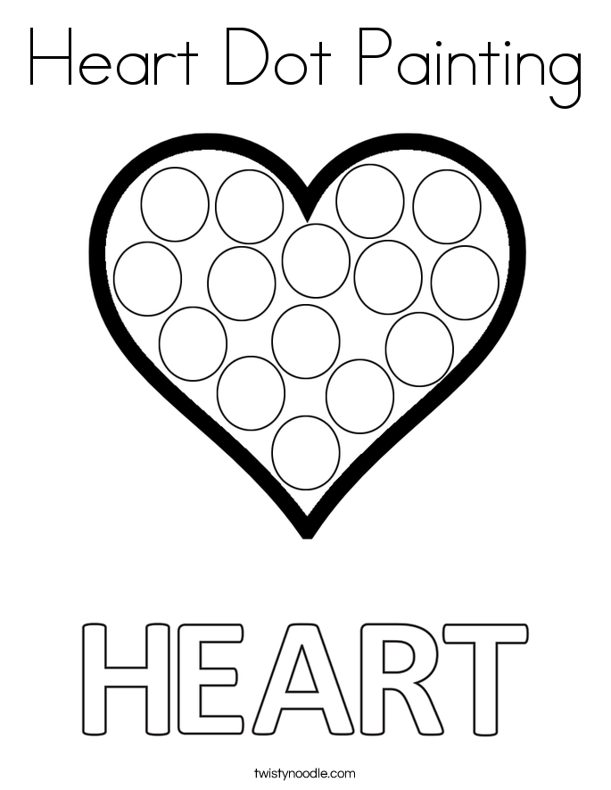 Heart Dot Painting Coloring Page Twisty Noodle heart-dot-painting-coloring-page-twisty-noodle