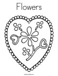 Flowers Coloring Page