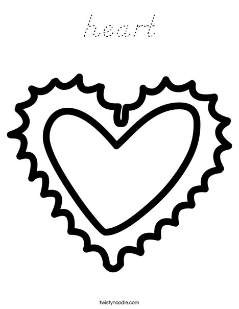 Heart Coloring Page