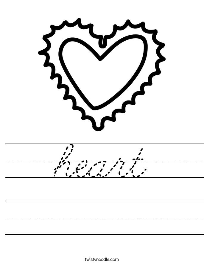 heart Worksheet