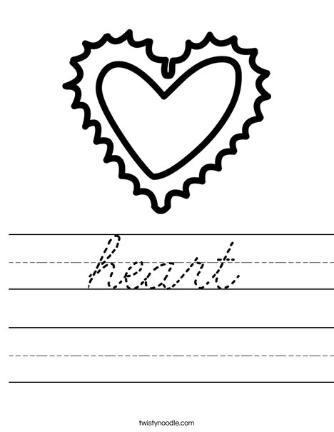 Heart Worksheet