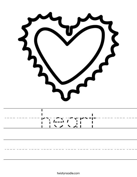 Heart Worksheet