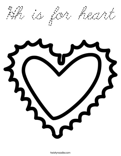 Heart Coloring Page