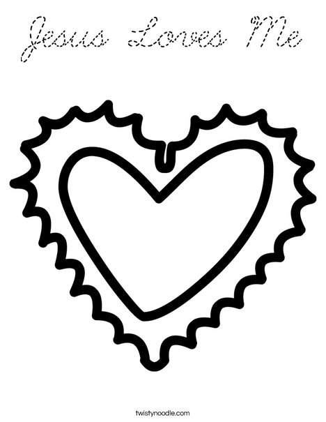 Heart Coloring Page