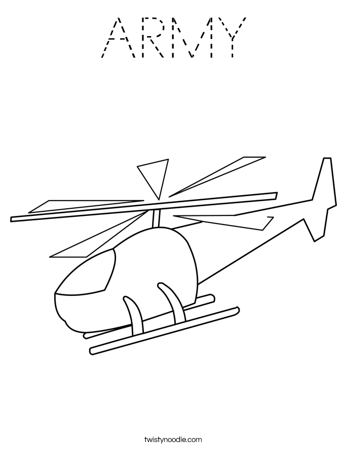 ARMY Coloring Page