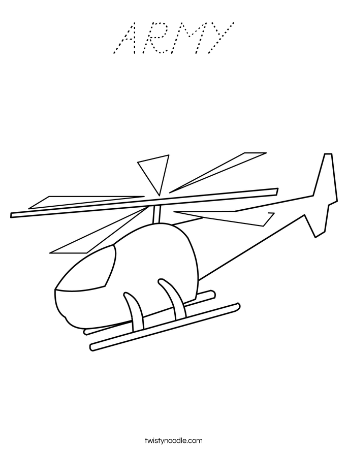 ARMY Coloring Page