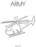 ARMYColoring Page