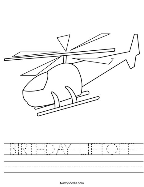Chopper Worksheet