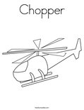 ChopperColoring Page