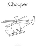 Chopper Coloring Page