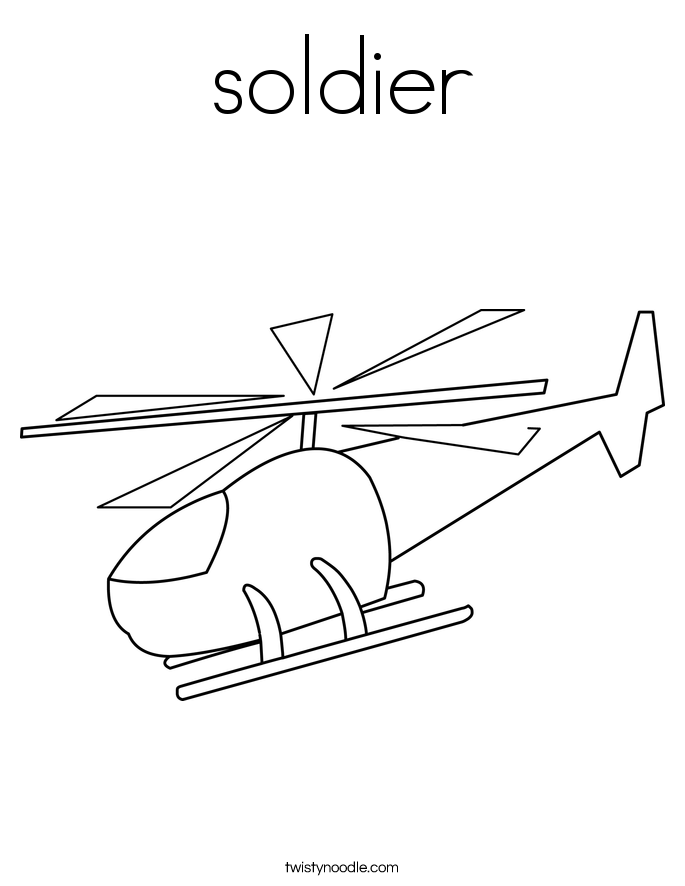soldier Coloring Page
