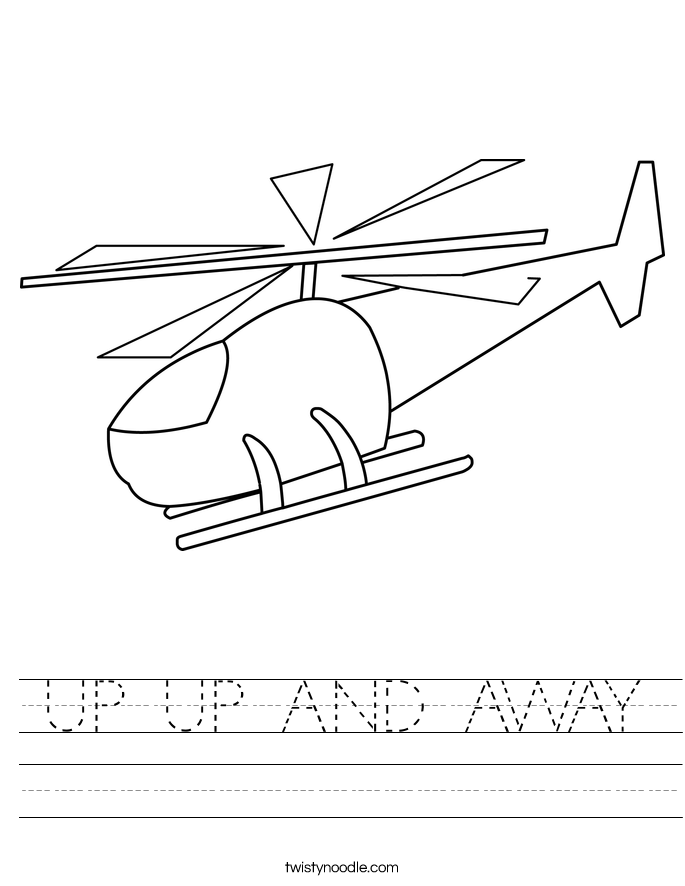 UP UP AND AWAY Worksheet