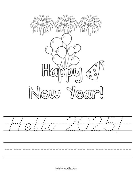 Hello 2016 Worksheet