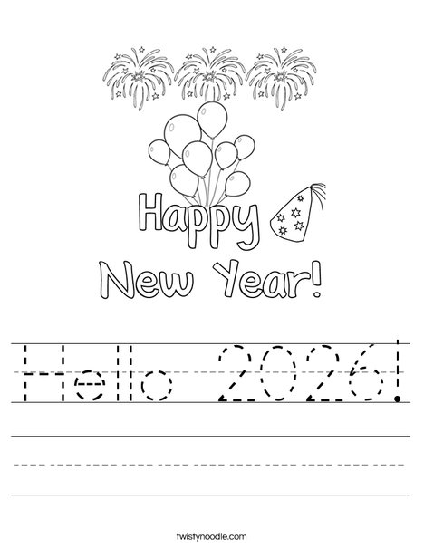 Hello 2016 Worksheet