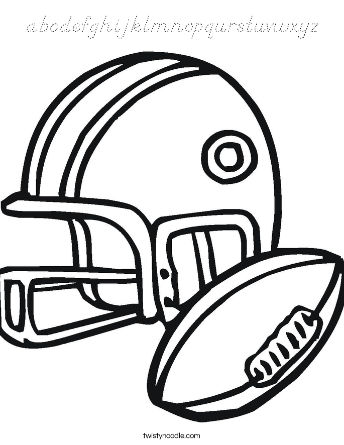 abcdefghijklmnopqurstuvwxyz Coloring Page