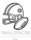 Alabama Crimson Tide! Worksheet