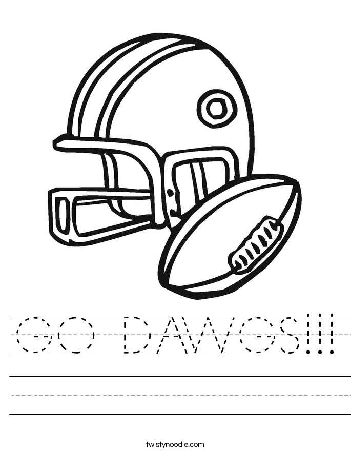 GO DAWGS!!! Worksheet