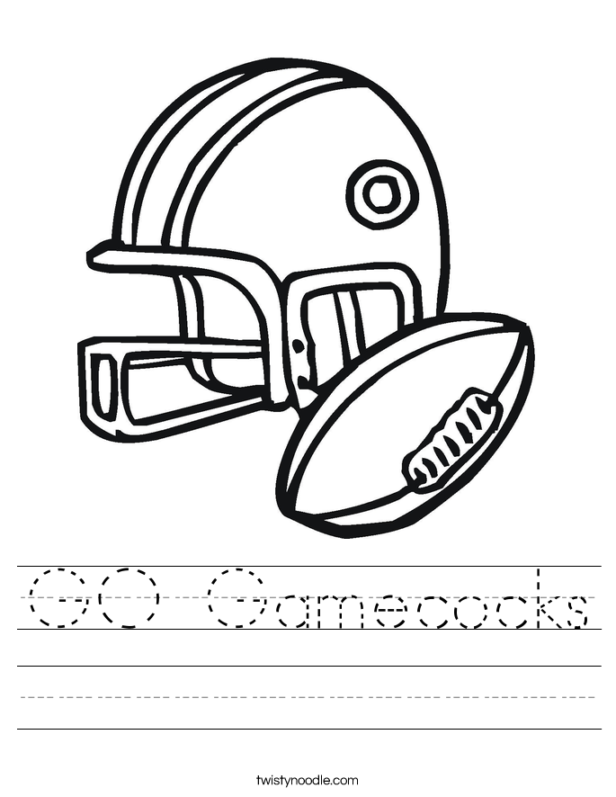 GO Gamecocks Worksheet