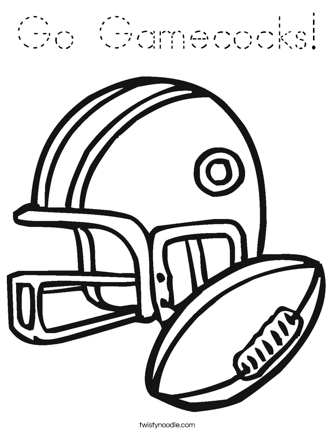Go Gamecocks! Coloring Page